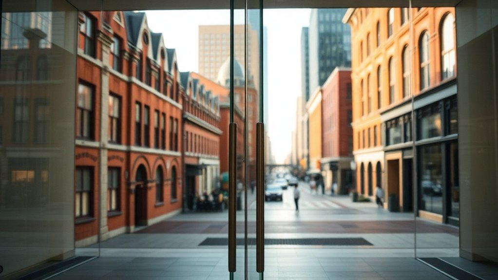 Glass Doors Wood Street